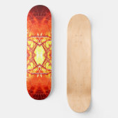 Skateboard Feu Abstrait (Recto)