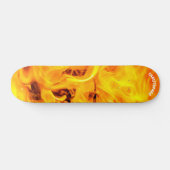 Skateboard Feu Et Flammes (Horz)