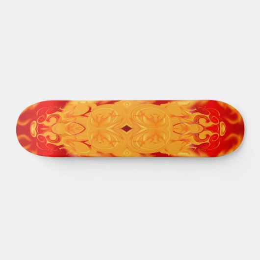 Skateboard Feu et glace (Horz)