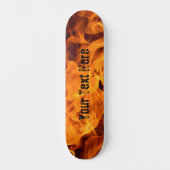 Skateboard Feu personnalisé ! Flames Skate Deck Skateboard/Wa (Recto)