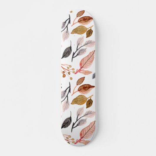 Skateboard feuille d'arbre (Devant)