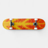 Skateboard Feuille d'Aspen rouge et jaune #10 (Horz)