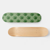Skateboard Feuille de mauvaises herbes (Horz)