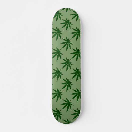 Skateboard Feuille de mauvaises herbes (Devant)