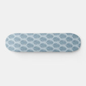 Skateboard Feuille de palmier bleu clair (Horz)