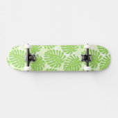 Skateboard Feuille de plante tropicale - motif de Monstera (Horz)