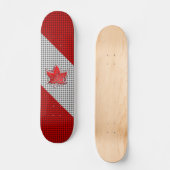 Skateboard Feuille d'érable rouge canadienne en fibre de carb (Recto)