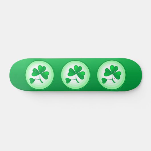 Skateboard Feuille shamrock (Horz)
