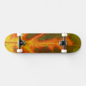 Skateboard Feuille vert orange et jaune d'Aspen #1 (Horz)