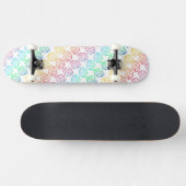 Skateboard Feuilles Arc-en-Ciel (Horz)