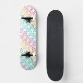 Skateboard Feuilles Arc-en-Ciel (Recto)