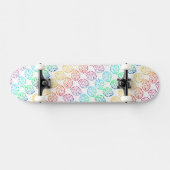 Skateboard Feuilles Arc-en-Ciel (Horz)