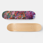 Skateboard Feuilles brillants (Horz)