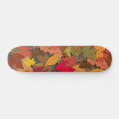 Skateboard Feuilles d'automne colorées (Horz)