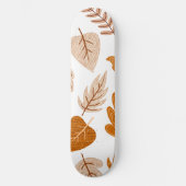 Skateboard Feuilles d'automne esthétiques, thème d'automne Mo (Recto)