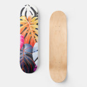 Skateboard Feuilles de la Monstera d'été tropicale (Recto)