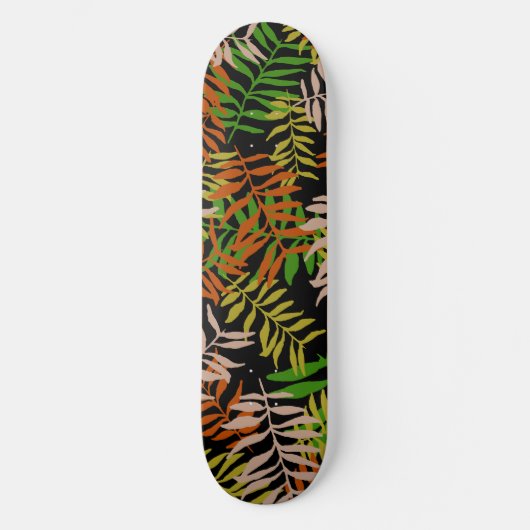 SKATEBOARD FEUILLES DE LA NATURE DE LA JUNGLE (Recto)