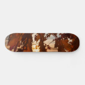 Skateboard feuilles d'érable (Horz)