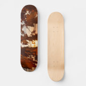 Skateboard feuilles d'érable (Recto)