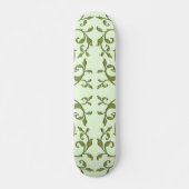 Skateboard Feuilles d'olive défilantes (Devant)