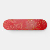 Skateboard Feuilles d'or 6 (Horz)