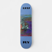 SKATEBOARD FEUILLES PLANCHER (Devant)