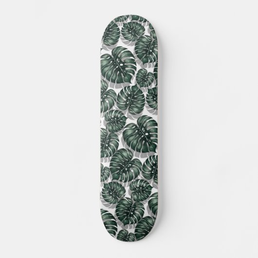 Skateboard Feuilles tropicaux (Recto)