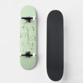 Skateboard Feuilles Vertes (Recto)