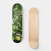 Skateboard Feuilles verts (Recto)