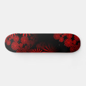 Skateboard Feux d'artifice rouges (Horz)