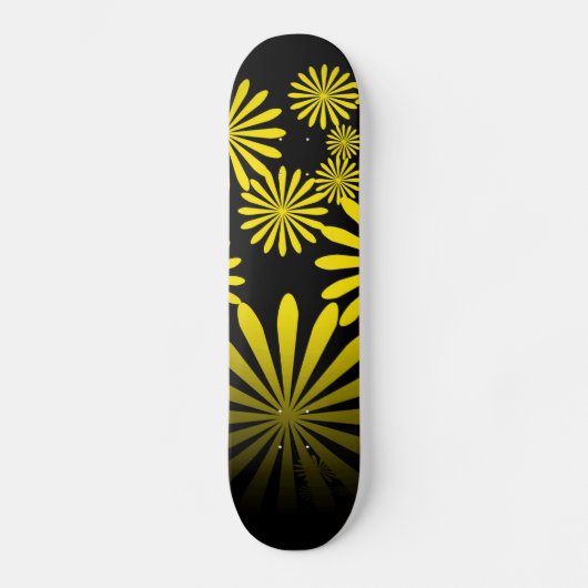 Skateboard Feux jaunes (Recto)