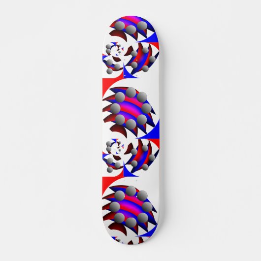 Skateboard Fibonacci 'Fish' par Kenneth Yoncich (Devant)