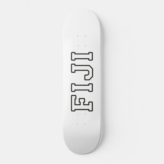 Skateboard Fidji (Recto)