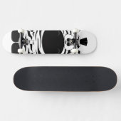 Skateboard Fierce Zebra prêt pour un peu d'air (Horz)