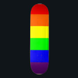 Skateboard Fierté d'arc-en-ciel<br><div class="desc">Type de plate-forme : 8 1/8" si vous faites des morcellements sur le moitié-tuyau ou des kickflips dans la rue, ce conseil formé par concurrence ont le bruit suprême ! Nos plate-formes sont faites du meilleur érable de hard rock de qualité et avec notre processus d'impression un-de-un-aimable ; vous obtenez...</div>