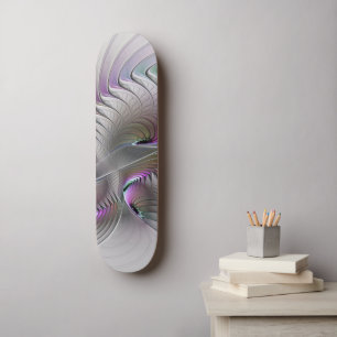 Skateboard Figure de fantaisie abstraite moderne et timide, a