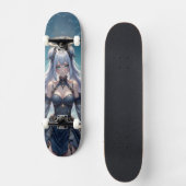 Skateboard Fille Anime Ange Céleste Éthérée (Recto)