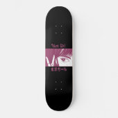 Skateboard Fille Anime Tokyo (Recto)