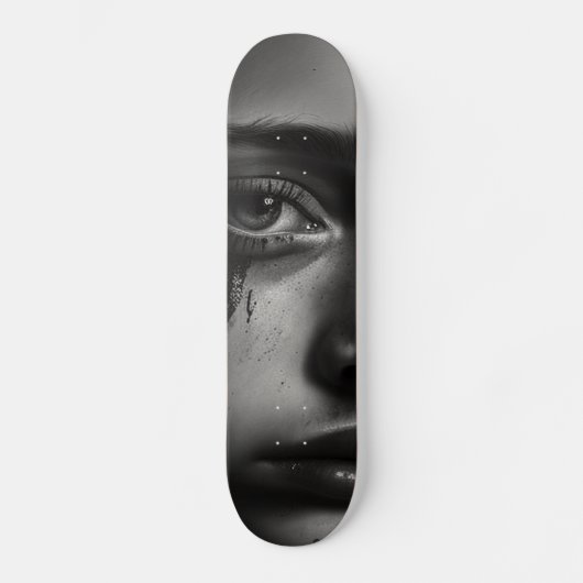 Skateboard Fille aux larmes (Recto)