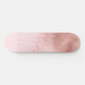Skateboard Fille Blush Rose Or Sprayed Confetti Ombre (Horz)