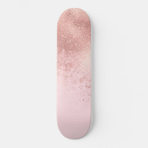 Skateboard Fille Blush Rose Or Sprayed Confetti Ombre