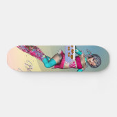 Skateboard Fille d'Anime avec la planche à roulettes de (Horz)