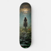 Skateboard Fille dans le tunnel d'Imaginaire (Recto)