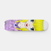 Skateboard Fille de chat d'Anime (Horz)