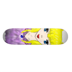 Skateboard Fille de chat d'Anime