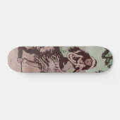 Skateboard Fille de danse polynésienne de danse polynésienne (Horz)