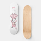 Skateboard Fille de lapin rose mignonne d'Anime Lolita (Recto)