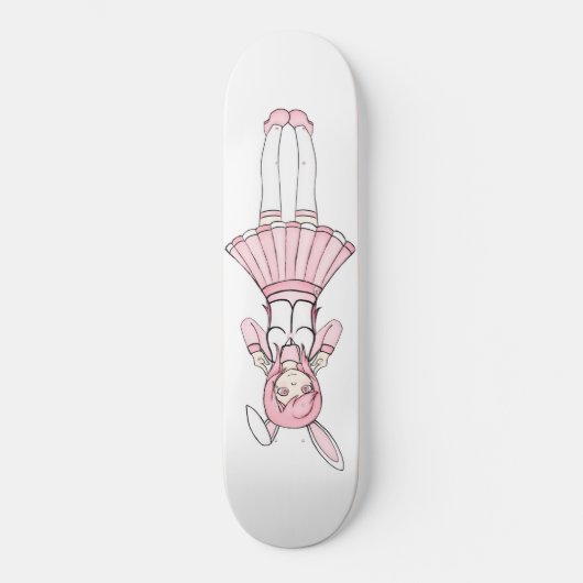 Skateboard Fille de lapin rose mignonne d'Anime Lolita (Recto)
