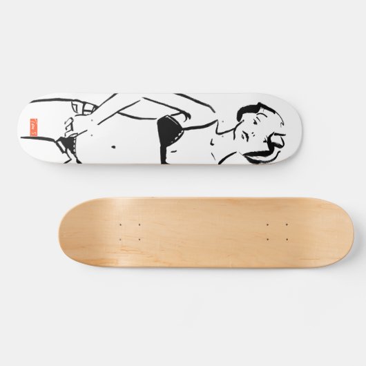 Skateboard Fille de panneau de patin (Horz)