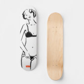 Skateboard Fille de panneau de patin (Recto)